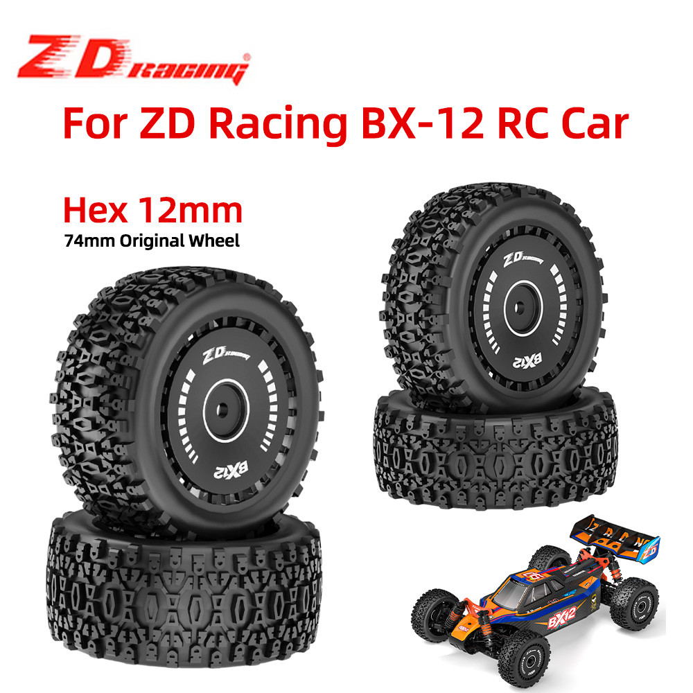 ZD Racing 2PCS RC รถยางเหมาะสําหรับ 12 มม.Hex รีโมทคอนโทรลรถ, ZD Racing 1/12 BX12