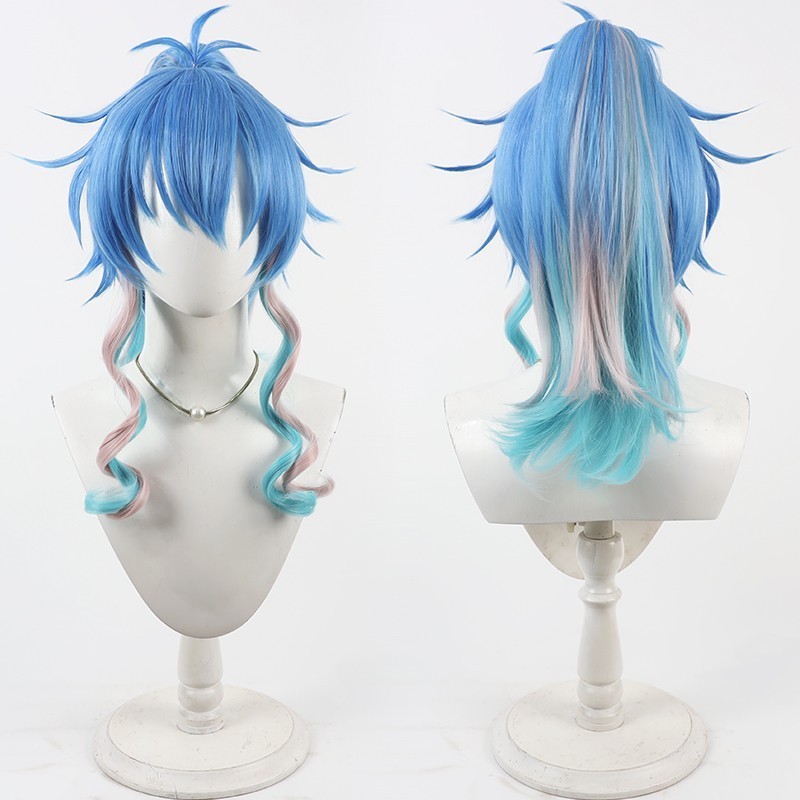 DRAMAtical Murder Seragaki Aoba Cosplay Wig Heat Resistant Anime Game Character Wig