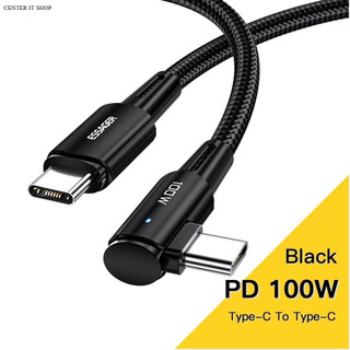 Essager สายชาร์จ USB C เป็น Type C 60W 100W QC4.0 PD30W ชาร์จเร็ว สําหรับ Xiaomi 10 Pro Huawei ส่งด่วน 1-2 วันถึง A01