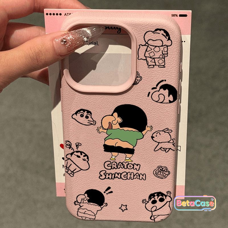 เคสไอโฟน ลายชินจังครอยอน เต้นรำ น่ารัก สนุกๆ iPhone 16 11 15 14 13 12 12pm 13pm 14plus 15plus