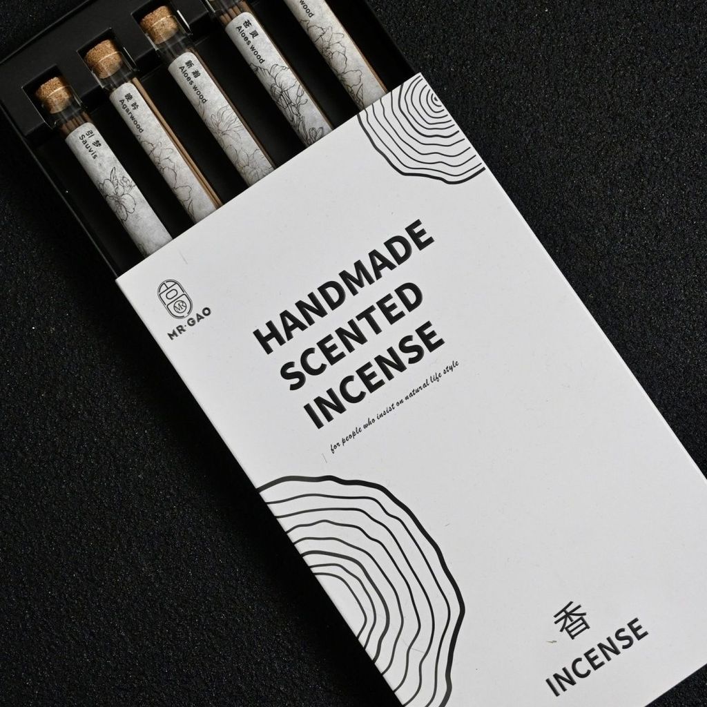 [ราชายอดนิยม] คุณ Gaos ธูปสามเณรเริ่มต้นผสมธูปธรรมชาติแท่งรวม 50g ฟรีธูปใบเงิน 0M6W