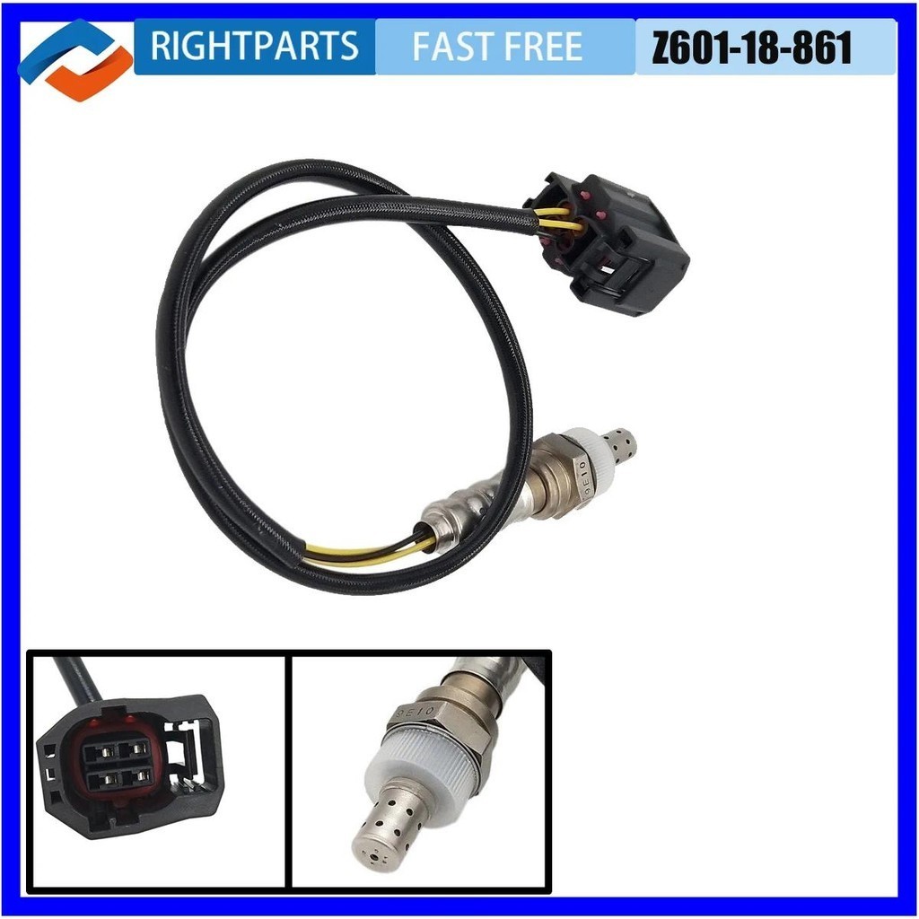 RIGHTPARTS ใหม่ Z601-18-861 Z601-18-861A O2 เซนเซอร์ออกซิเจนสําหรับ Mazda 3 BK 1.6L 2.0L 2.3L Axela 