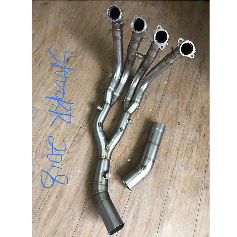 销 2018 MTCLUB S1000RR S 1000 RR รถจักรยานยนต์ท่อไอเสียระบบ Link ท่อสําหรับ BMW S1000RR 2018 Slip-on 
