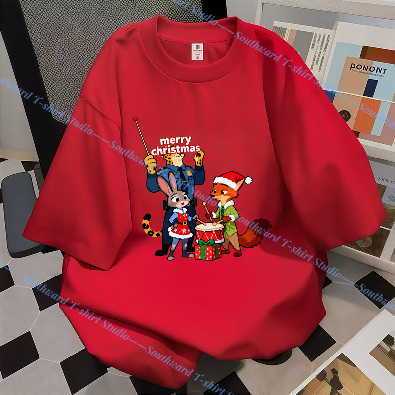(จัดส่งตลอด 24 ชั่วโมง) M~3XL เสื้อยืดผู้ชาย Christmas T-shirt 2026 COD ส่งด่วน 24 ชม Unisex A244