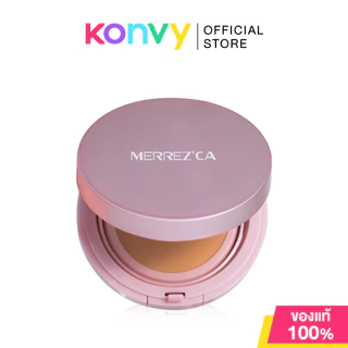 Merrezca Aura Glow Skin Cushion SPF50+ PA++++ 15g #Light Nude เมอร์เรซกา คุชชั่นสปอร์ตไลท์.