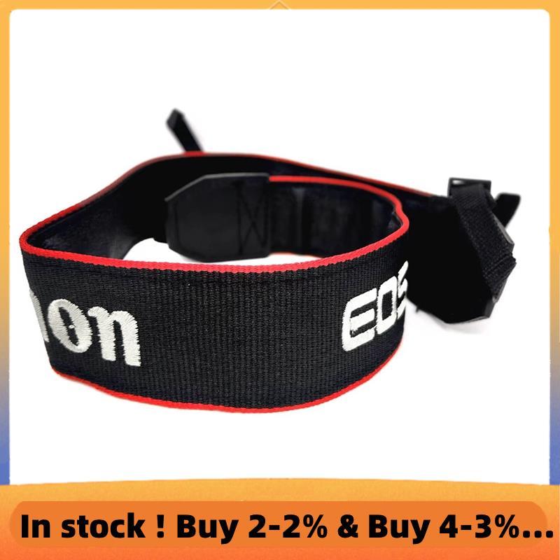 ไหล่สายคล้องคอสายคล้องไหล่เข็มขัดสายคล้องคอเย็บปักถักร้อยสําหรับ 1DS 5D2 5D3 5D4 6D2 60D70D กล้องดิจ