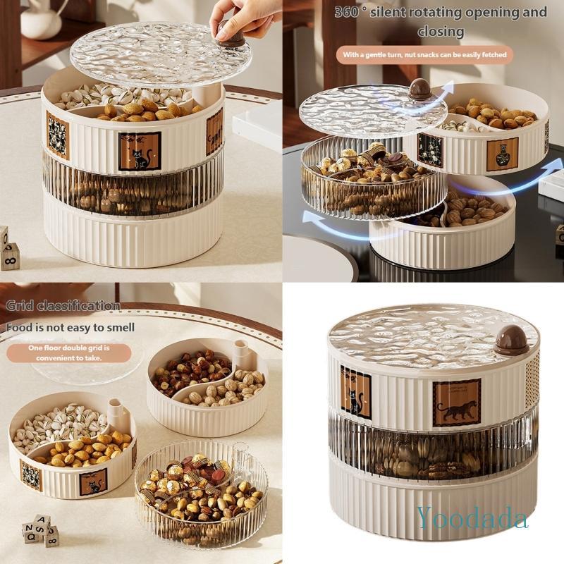 Yoo ทําความสะอาดง่ายหลายช่องสําหรับขนมผลไม้แห้งและสินค้า