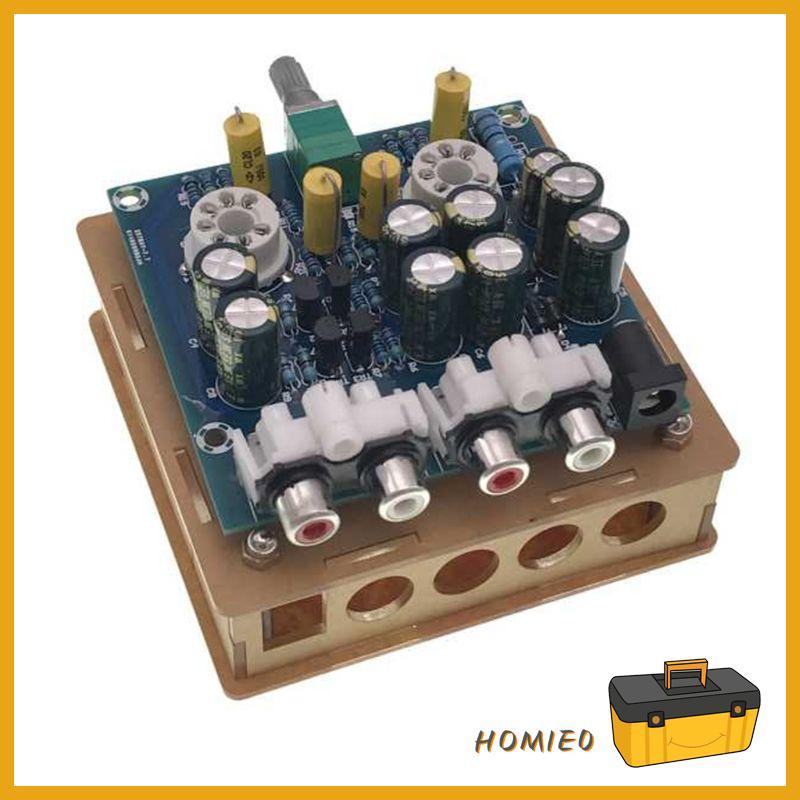 HOMIE0 6J1 สําหรับวาล์วหลอด Preamp เครื่องขยายเสียง o บอร์ด Amplificador Pre-Amp Bile บัฟเฟอร์ DIY A