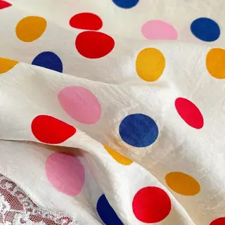 Dolemi Baby ชุดเซต สีชมพู สีม่วง เสื้อแขนกุด กางเกงขาสั้น ลายจุด โบว์ น่ารัก สำหรับเด็กหญิง