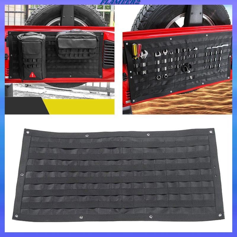 [Flameer2] Car Trunk Storage Organizer Heavy Duty Oxford ผ้า Tailgate กระเป๋าเครื่องมือกระเป๋าสําหรั