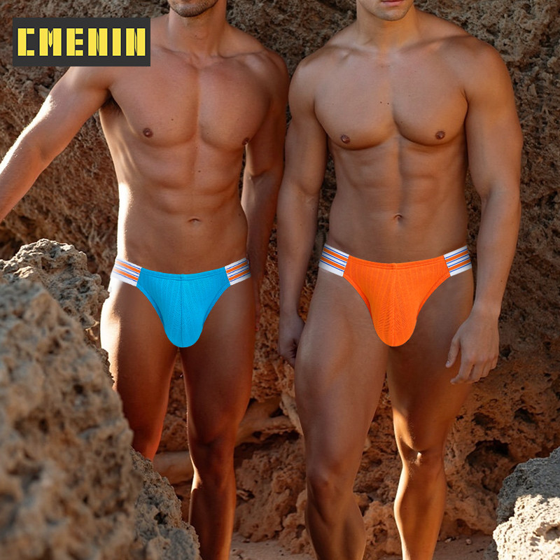 CMENIN กางเกงชั้นในผู้ชาย แบบ Slip Jockstrap จากผ้าฝ้าย สวมใส่สบาย