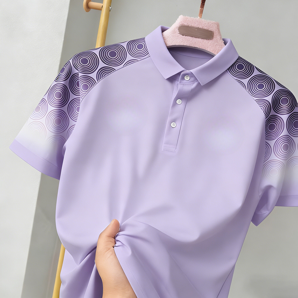 เสื้อโปโลทรงไทยคุณภาพสูง ใส่สบายสำหรับชุดลำลอง มีหลากสีให้เลือก - รูปที่ 4