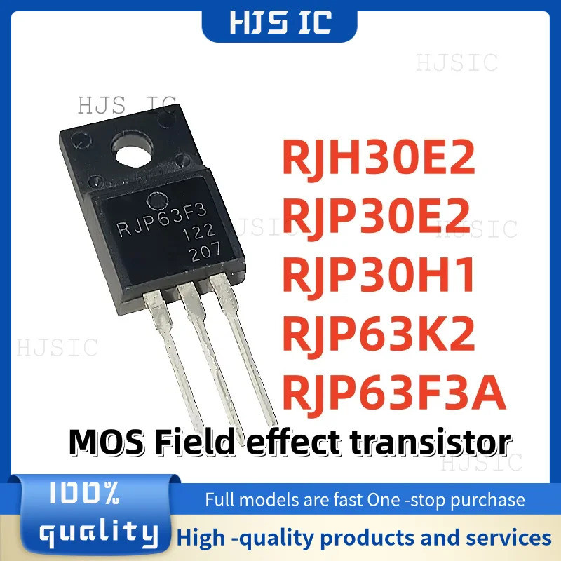 5PCS RJP30E2 RJP30H1 RJP63K2 RJH30E2 RJP63F3A TO-220F RJP63F3 MOS Field effect ทรานซิสเตอร์ในสต็อก