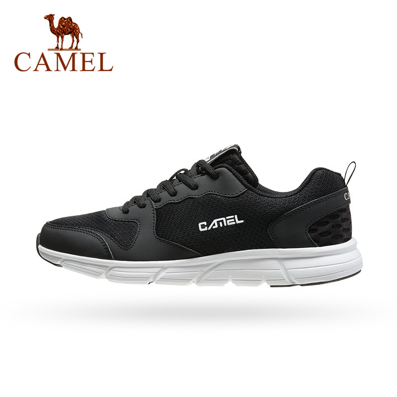 CAMEL รองเท้ากีฬาผู้ชาย น้ําหนักเบาและหลากหลายตาข่ายรองเท้าลําลองระบายอากาศรองเท้าวิ่งนุ่ม พื้นรองเท้า
