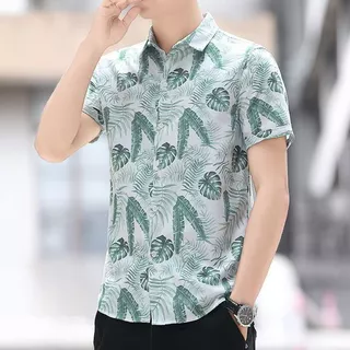 ฮาวายเสื้อแขนสั้นพิมพ์ดิจิตอลโพลีเอสเตอร์สำหรับผู้ชายและผู้หญิง M-3XL เทศกาลสงกรานต์