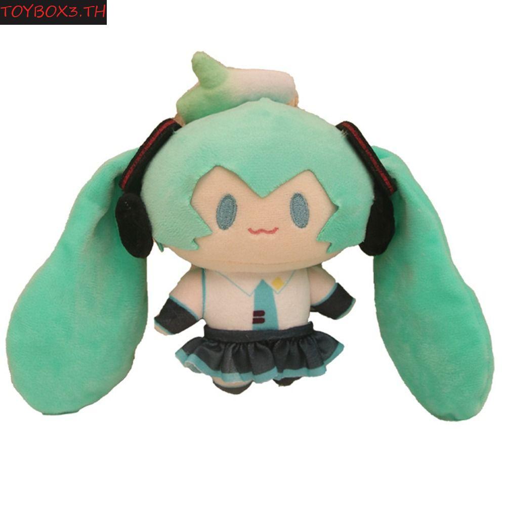 TOYBOX พวงกุญแจ Hatsune Miku, รุ่น Q อะนิเมะตุ๊กตาตุ๊กตา Hatsune Miku พวงกุญแจ, ตุ๊กตา Miku ปุย Hats