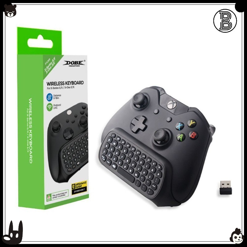 คีย์บอร์ดไร้สาย 2.4G สําหรับ Xbox One S – QWERTY Chatpad สําหรับเล่นเกมแชทและอินพุตข้อความ