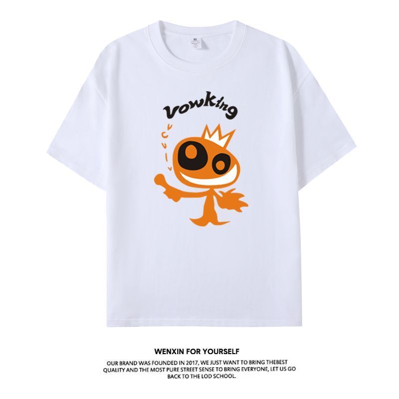 เสื้อยืดแขนสั้นสำหรับผู้ชายและผู้หญิงสไตล์แฟชั่น พร้อมการประกันสินค้าCODและWTYA - รูปที่ 3