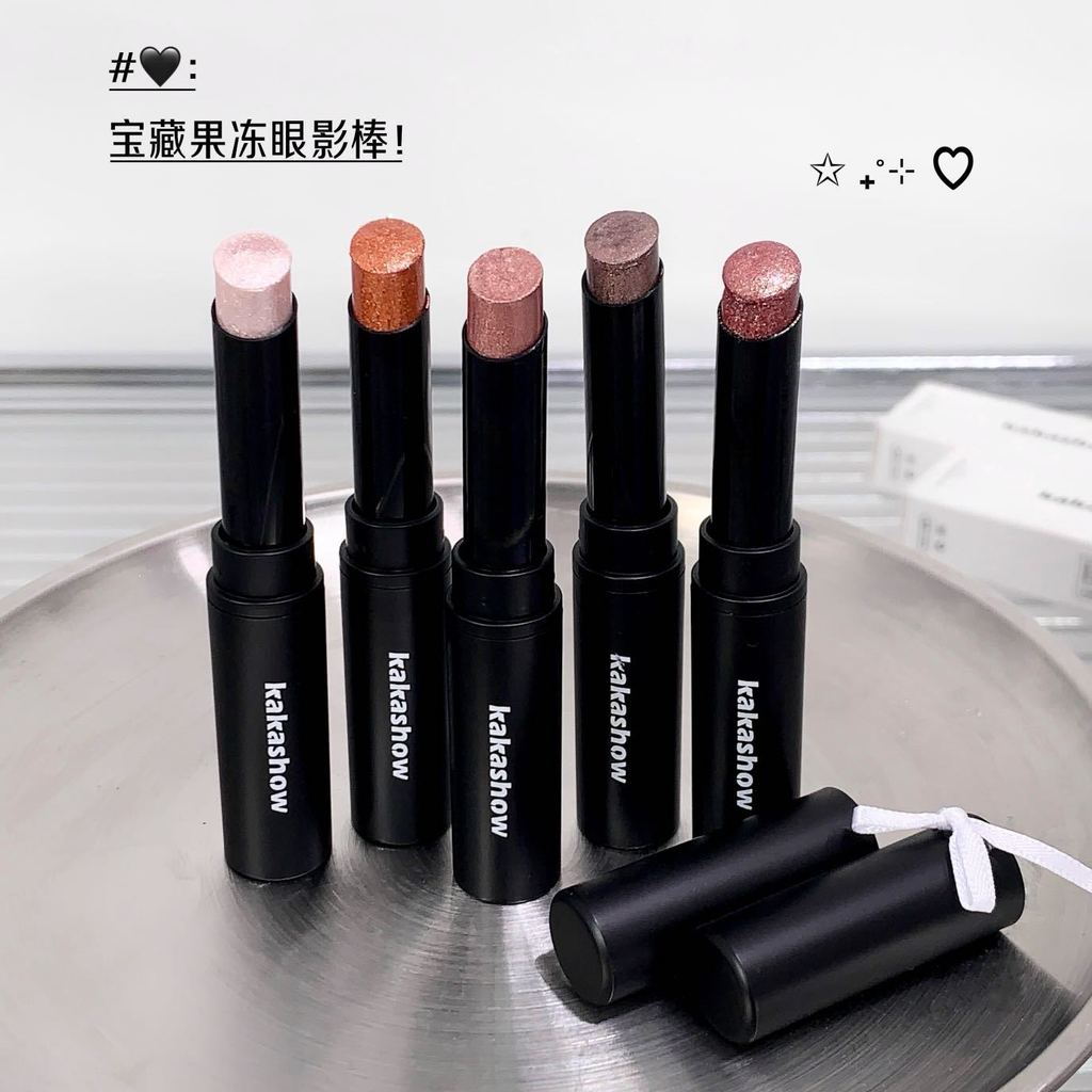 Kakashow Jelly Eyeshadow Stick Pearly Diamond Fine Flash Eyeshadow อายแชโดว์กันน้ําบรรยากาศ Lazy Eye