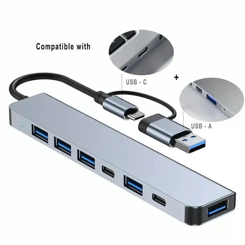 คอมพิวเตอร์ Docking Station typec HUB USB 30 HUB Splitter One สําหรับ Seven USB Docking Station