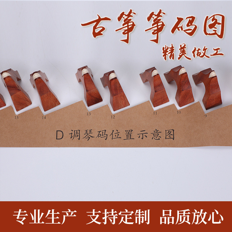 Hobby Guzheng Code Chart Zheng Code Paper Guzheng D-Tuning Piano Code ตําแหน่งภาพขนาดแผนภูมิตําแหน่ง