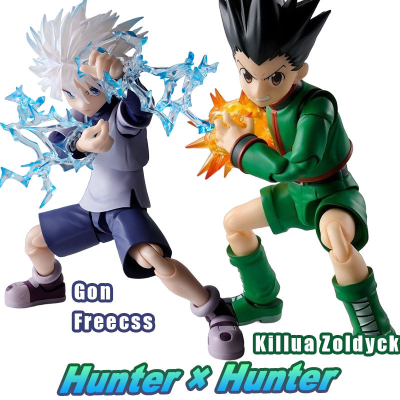 Hunter Hunter Gon Freecss อะนิเมะก๋วยเตี๋ยว Stopper Killua Zoldyck Action Figure ของเล่น