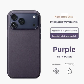 คุณภาพสูงเทคโนโลยีต้นฉบับทอเคสโทรศัพท์เข้ากันได้สําหรับ IPhone 17promax 16promax 15 14 13 Pro Max 17 Air อย่างเป็นทางการสําหรับฝาครอบแม่เหล็ก