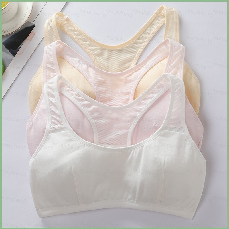 SY5 12-13-15 ปีวัยรุ่น Bra สําหรับสาวเด็ก bralette tops ชุดชั้นในกีฬาเสื้อกั๊กนักเรียนสาว Bra ระยะเวลาการพัฒนา