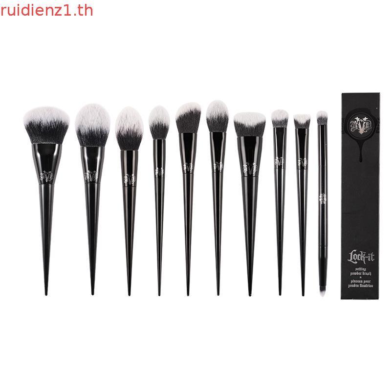 KVD makeup brush set 1 eye shadow 2 concealer 3 foundation make-up 11 pieces