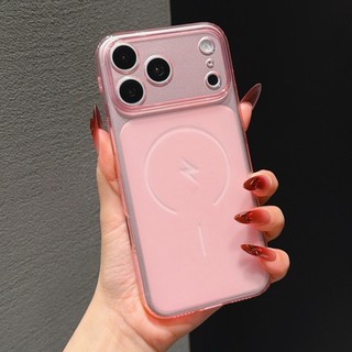 Luxury Ultra Slim Matteโปร่งใสTPUสําหรับiPhone 17 Air 16 E 15 14 13 12 11 Plus Pro Max Soft Simpleฝาครอบหน้าต่างขนาดใหญ่