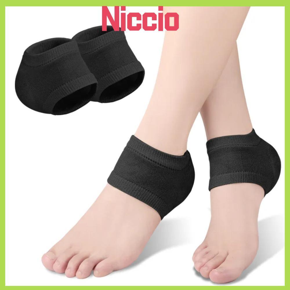 NICCIO ถุงเท้าซิลิโคนบำรุงส้นเท้า ป้องกันรอยแตก บรรเทาอาการเจ็บ สำหรับทุกเพศ