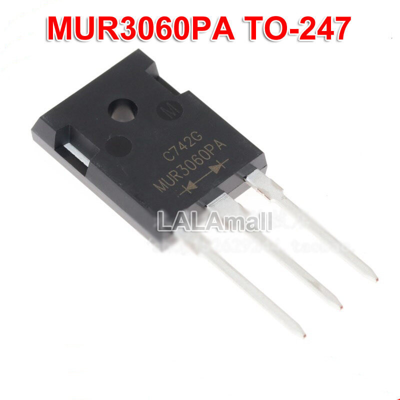 2 ชิ้น MUR3060PA TO-247 MUR3060 TO247 30PA 600V Fast Recovery ทรานซิสเตอร์ใหม่
