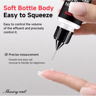 Chumi หัวเข็ม NAIL GLUE REMOVER น้ำยาละลายกาวต่อเล็บ ถอดเล็บปลอม ลดการงัดถนอมเล็บ PVC Debonder