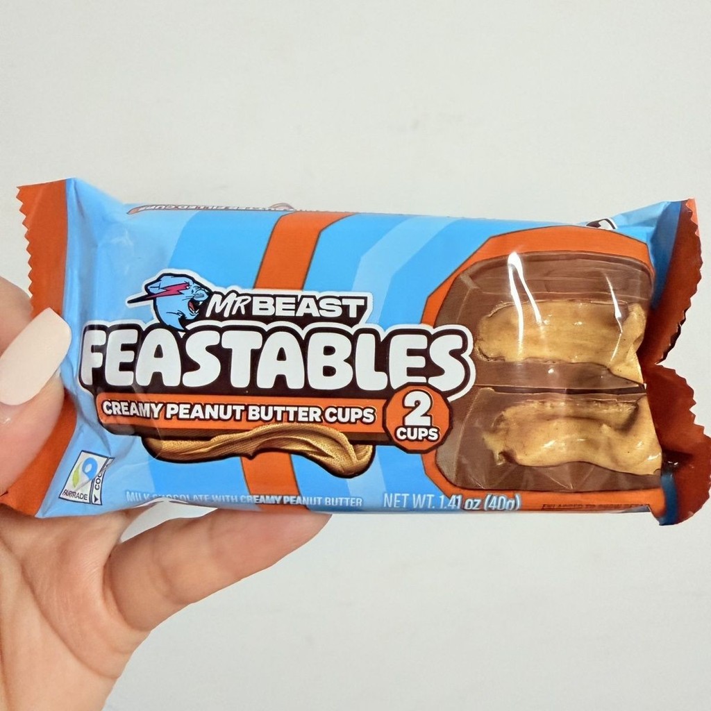 Mr Beast Feastables Mr Beast Feastables Cream Peanut Feeding Chocolate ขนมนําเข้า/Mr Beast Feastable