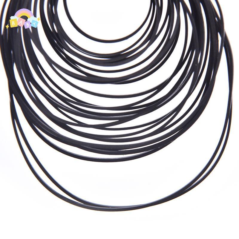 [BB-t] 30 ชิ้น Universal Mix Cassette Tape Machine Belts Assorted Common Belt DVD Drive ใหม่