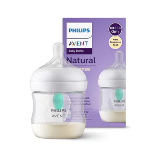 Philips Avent ฟิลิปส์ เอเวนท์ ขวดนม Natural Response พร้อมตัวระบายอากาศ Airfree Vent ขนาด 4 ออนซ์/125 มล. รุ่น SCY670/01