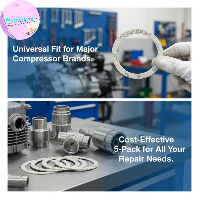 MyriadU 4/6F 4/6H 6Jpressor Shut-off ปะเก็นวาล์ว Precision Fit สําหรับอุตสาหกรรมเครื่องทําความเย็นอุ