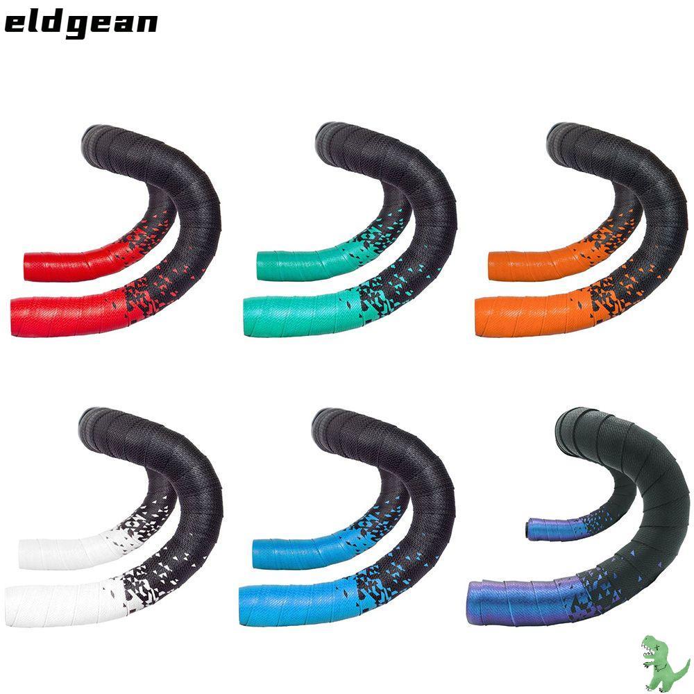 ELDGEAN เทปแฮนด์จักรยาน PU EVA 1 คู่ ออกแบบมาเพื่ออุปกรณ์จักรยานและการขี่จักรยานอย่างมืออาชีพ