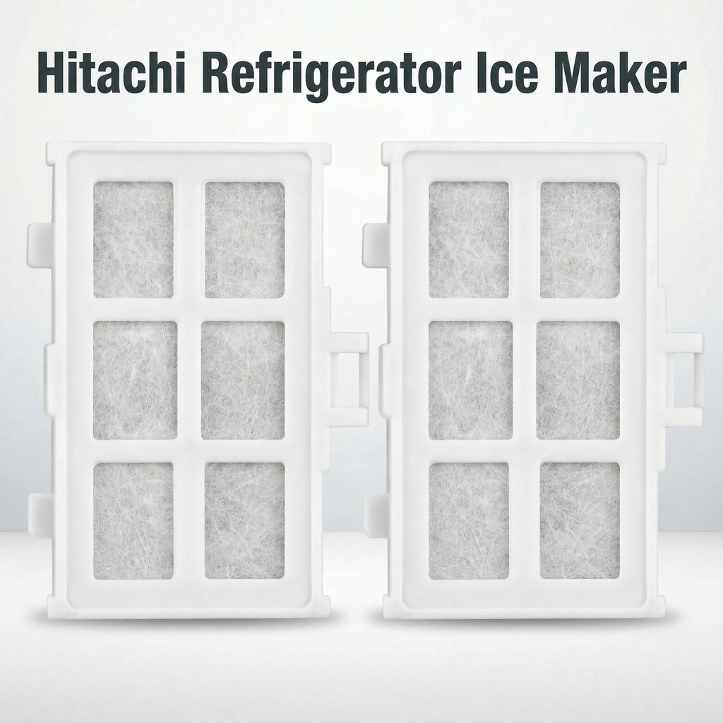 Hitachi Refrigerator Ice Maker Filter - Compatible RJK-30 Water Filter (Pack of 2 or 3) - Antibacter