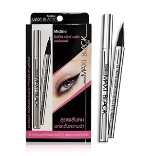(แท่ง) Mistine Maxi Black Eyeliner มิสทิน แม็กซี่ แบล็ค อายไลเนอร์ เส้นคม ยกระดับความดำ