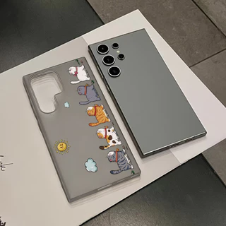 คสโทรศัพท์ for Samsung A57 A37 A56 A17 A07 5G Case A06 A05S A55 A35 A36 A15 A26 A55 S26 S23 S25 Ultra S24 FE น้ำค้างแข็ง