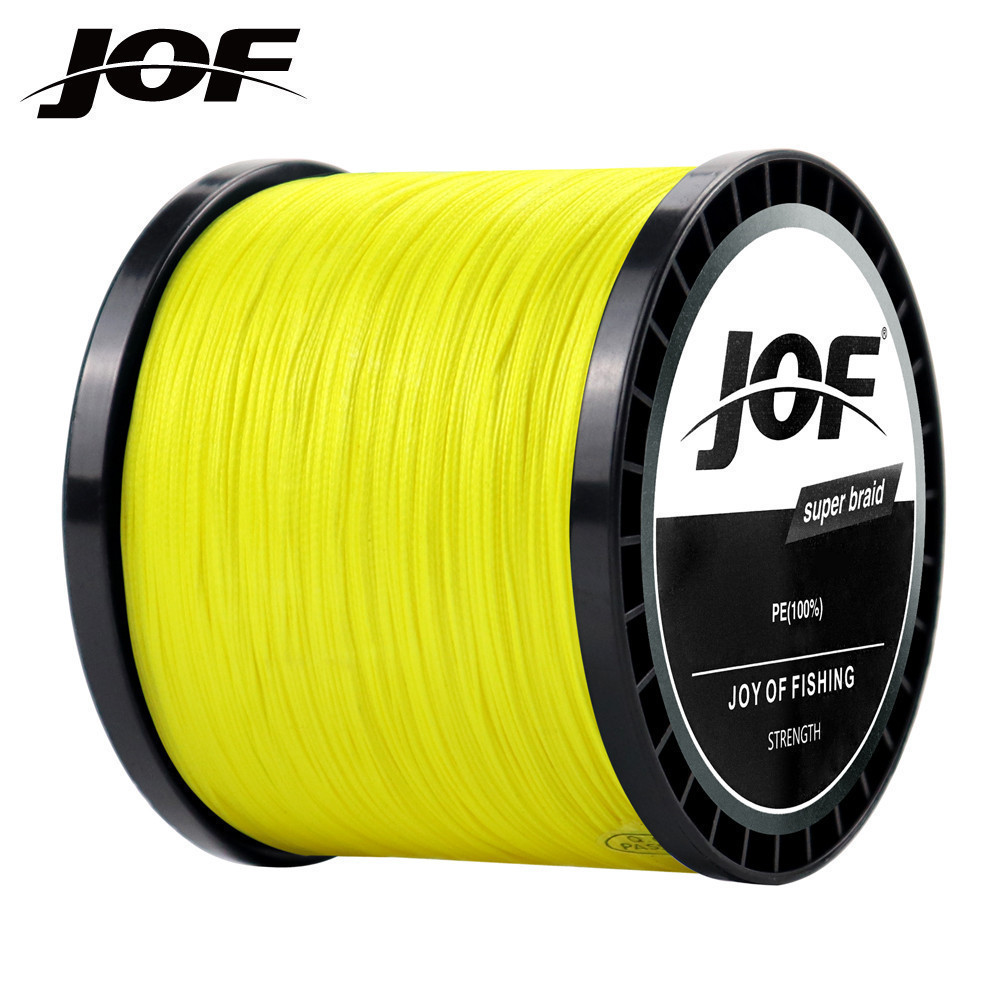 JOF 1000M สายเบ็ดย้อมแม่น้ำและทะเล สายPEยีนส์ทนทาน