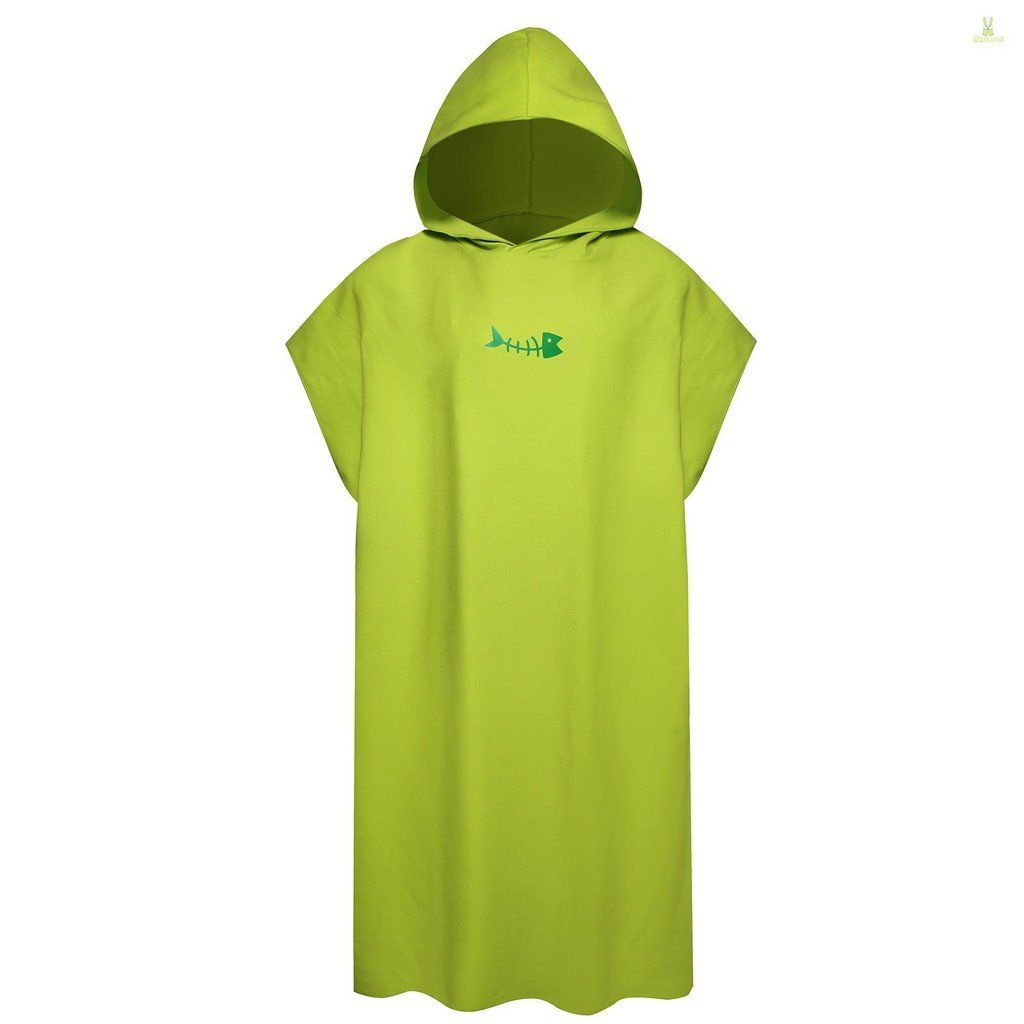Surf Poncho Changing Towel with Hood Microfiber Beach Blanket Bath Towel Swim Towel Wetsuit Beach Po