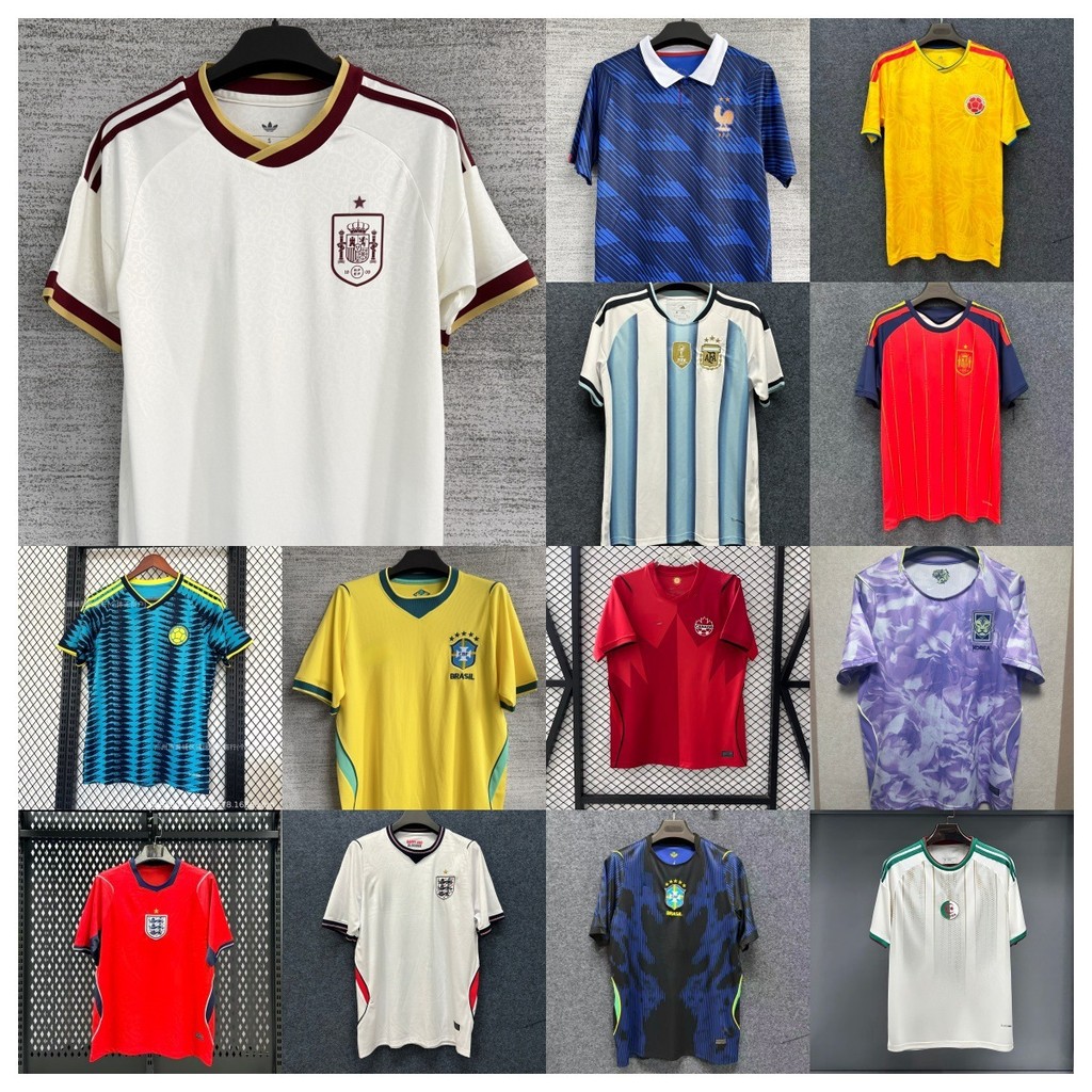 Yuan 20 World Cup Football Jersey England Scott France Brazil Japan Spanish Football Jersey