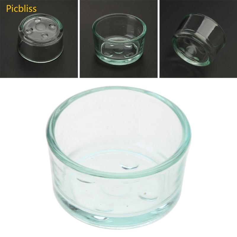Picbliss Anti-Escape สัตว์เลื้อยคลานชามให้อาหาร Rock Bowl จานป้อนแก้วสําหรับ Gecko