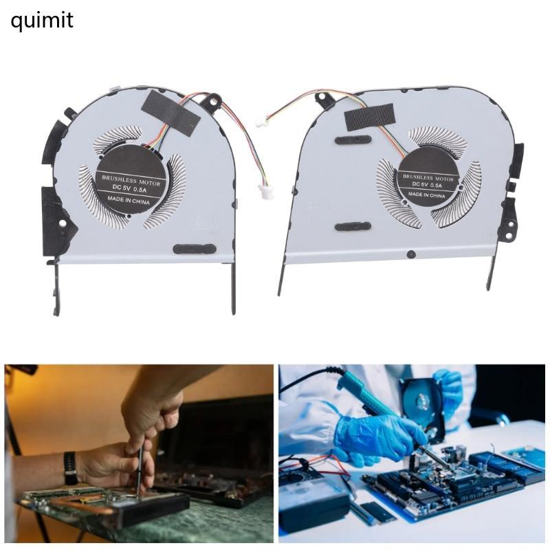 QUIM แล็ปท็อป CPU GPU พัดลมระบายความร้อนหม้อน้ําเปลือกโลหะสําหรับ M6500 N7600 M7600
