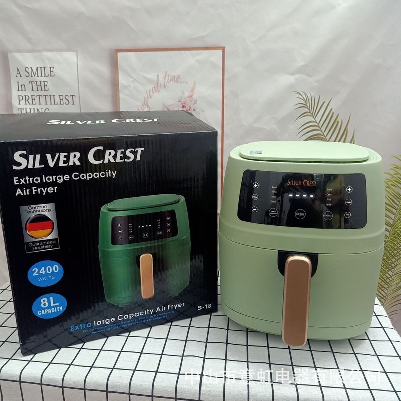 SILVER CREST Air fryer 8L ขนาดใหญ่ความจุอากาศอากาศปลั๊กมัลติฟังก์ชั่น