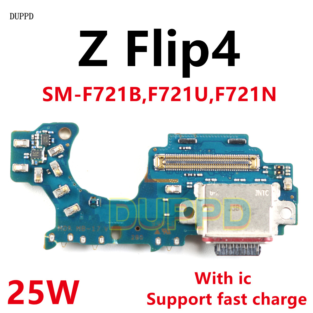 ชาร์จ Flex สําหรับ Samsung Galaxy Z Flip4 F721B F721U F721N F721 USB ชาร์จพอร์ตบอร์ดชาร์จเชื่อมต่อ F