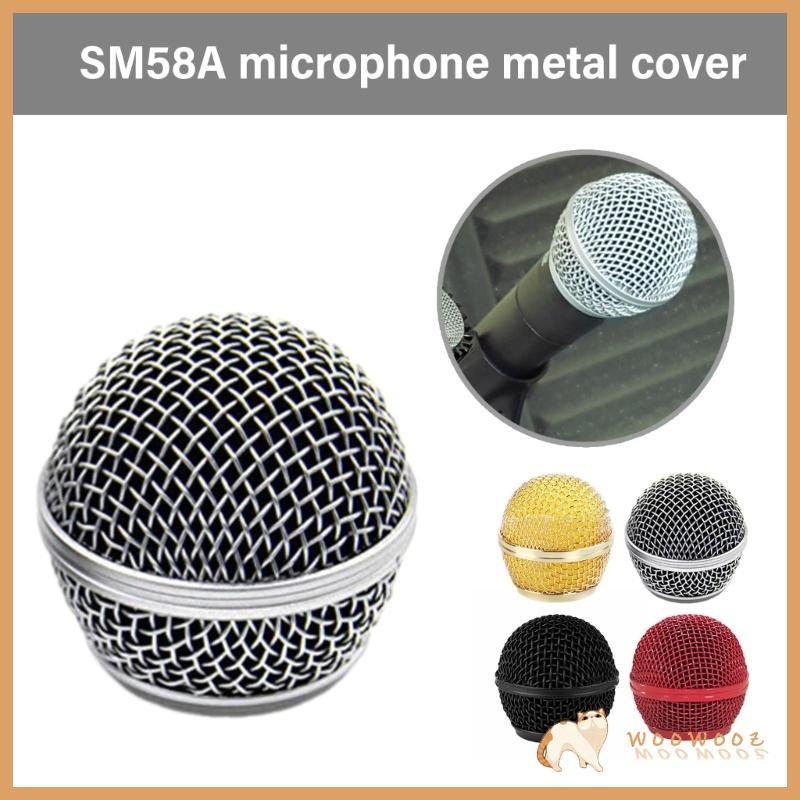 WOOW ไมโครโฟนเปลี่ยน Grille สําหรับ SM58 SM58 SM58S 58A ไมโครโฟนหัวตาข่าย Grille