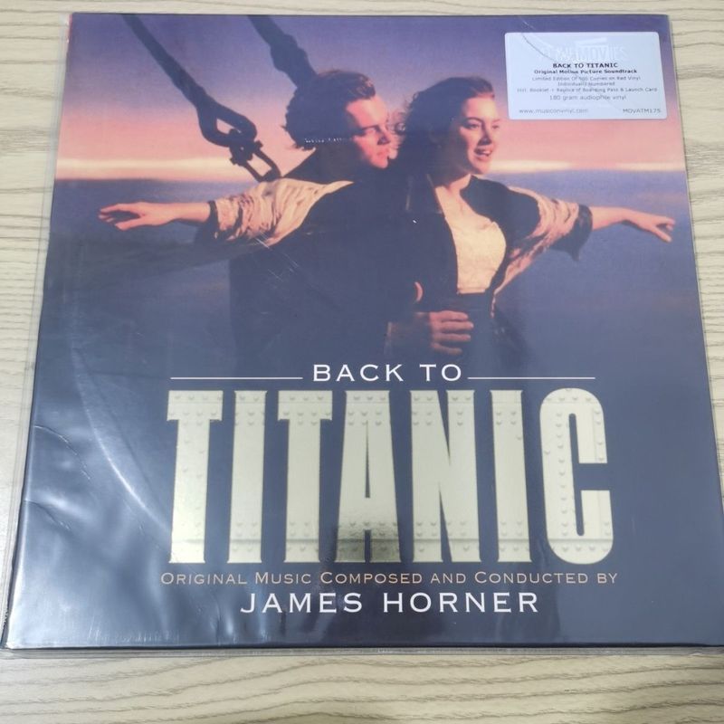 Titanic Back To Titanic Red กาวยังไม่ได้เปิด 40 ซม. Limited Edition 2LP Number Random e